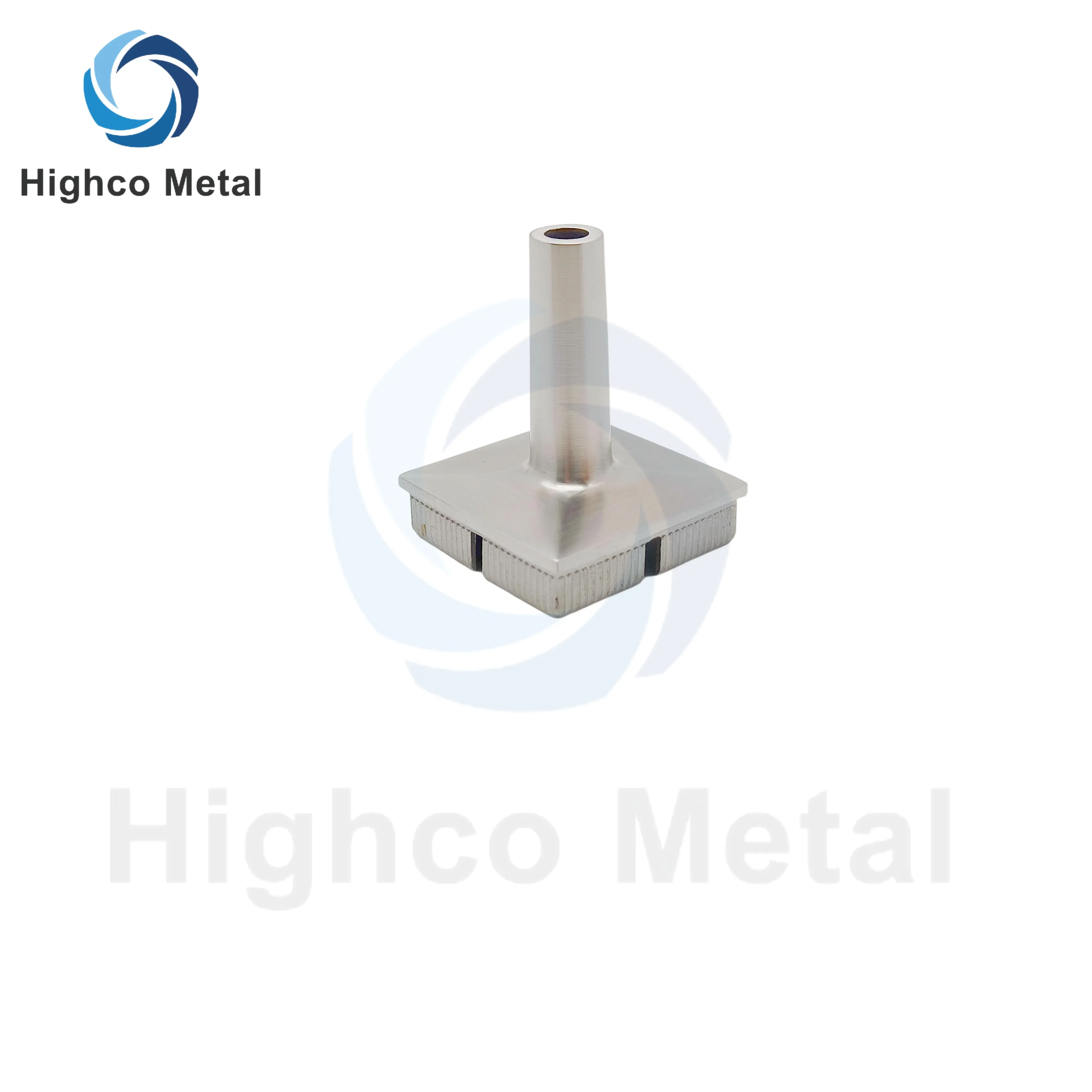Stainless Steel 50.8mm Square Handrail Support for Staircase Balustrade