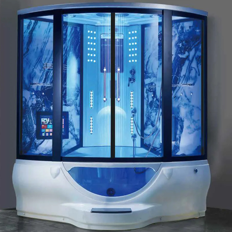 Latest Design Italian Luxury Whirlpool Shower Room Hydro Massage Steam Shower Cabin