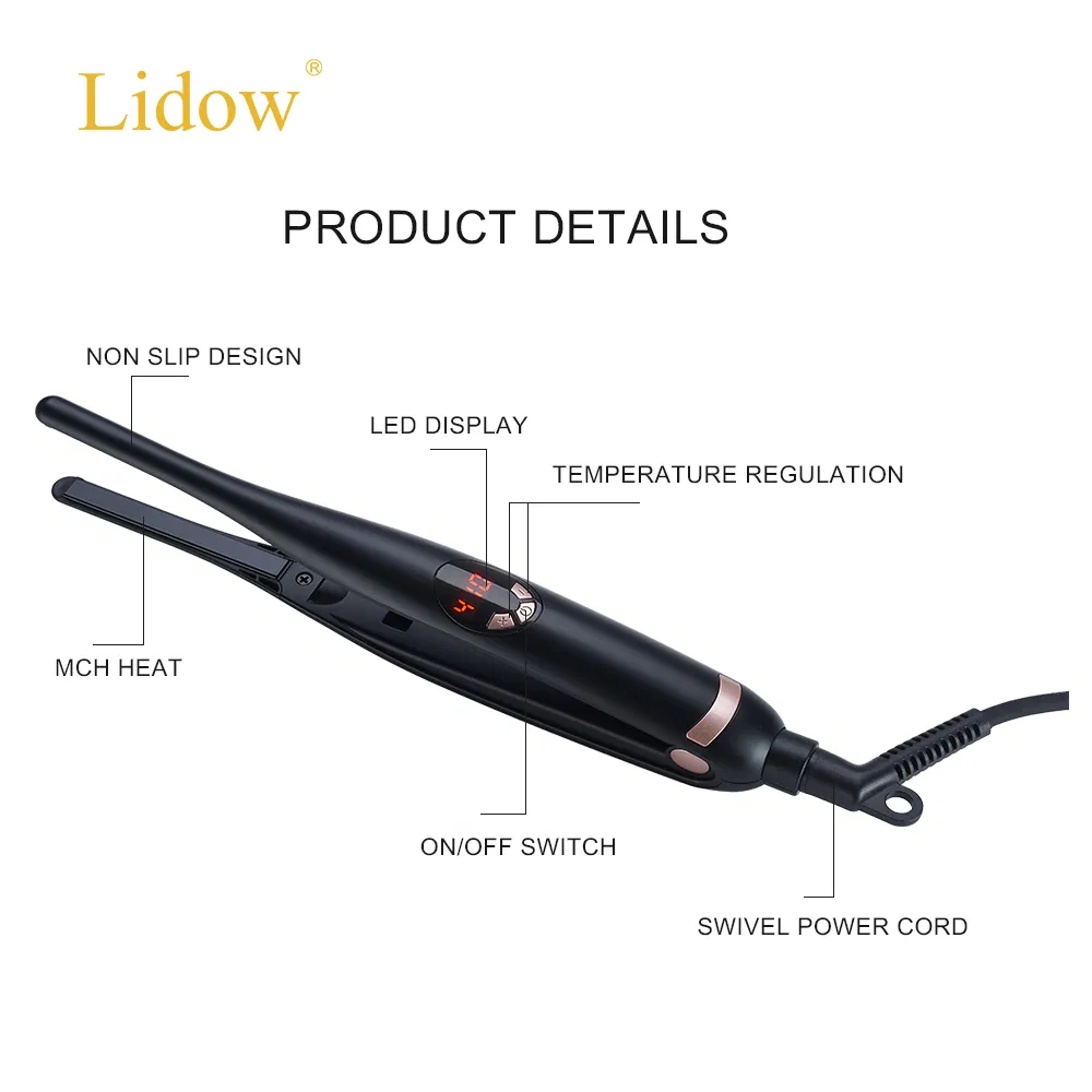 Pencil Flat Iron Mini Flat Iron Hair Straightener