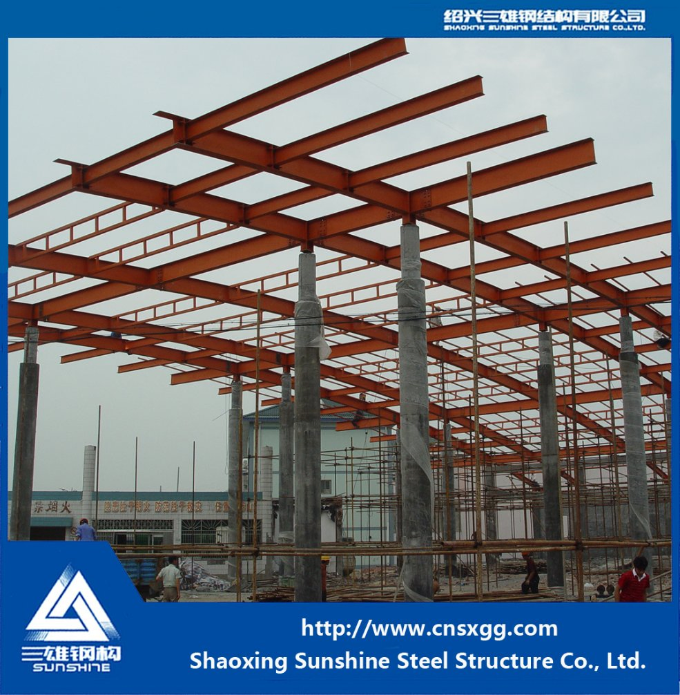 Steel Structure Made of Truss Building Material for Decoration Engineering