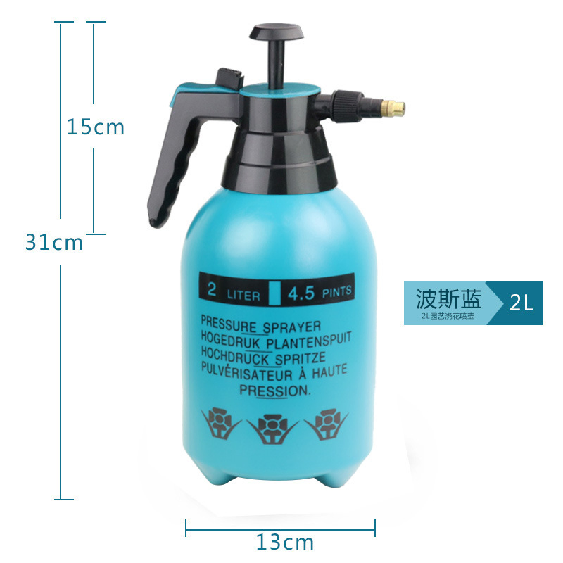 2L Garden Manual Pressure Water Sprayer Pump Handhold Sprayer Pot