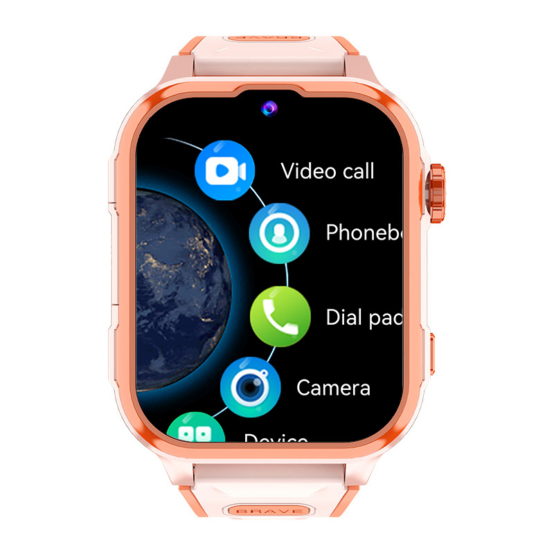 Детские умные часы с GPS-трекером D35P, 4G, видеозвонок