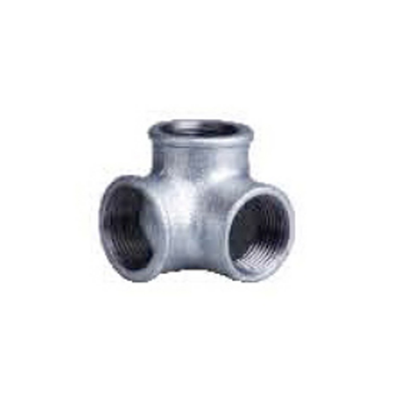 Black/Brass Malleable Pipes Fitting Tees Equal