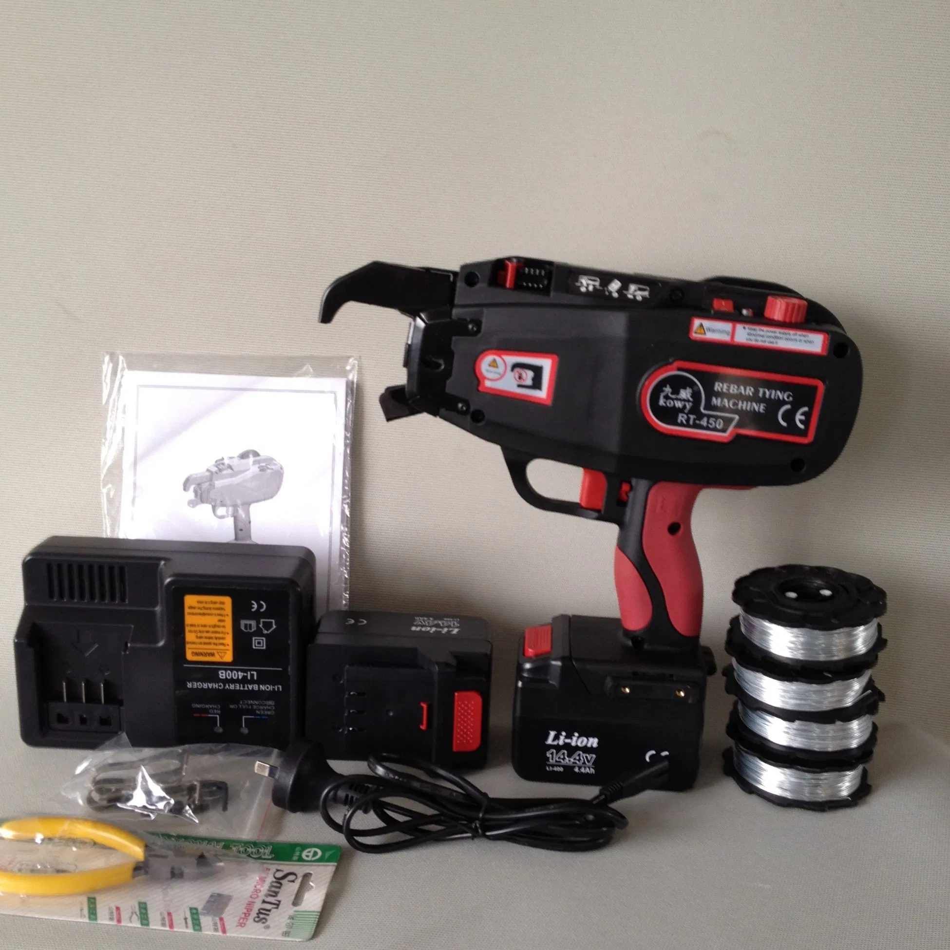 Easy Operation Automatic 8-34mm Cordless Rebar Tying Machine Tying Rebar in Concrete