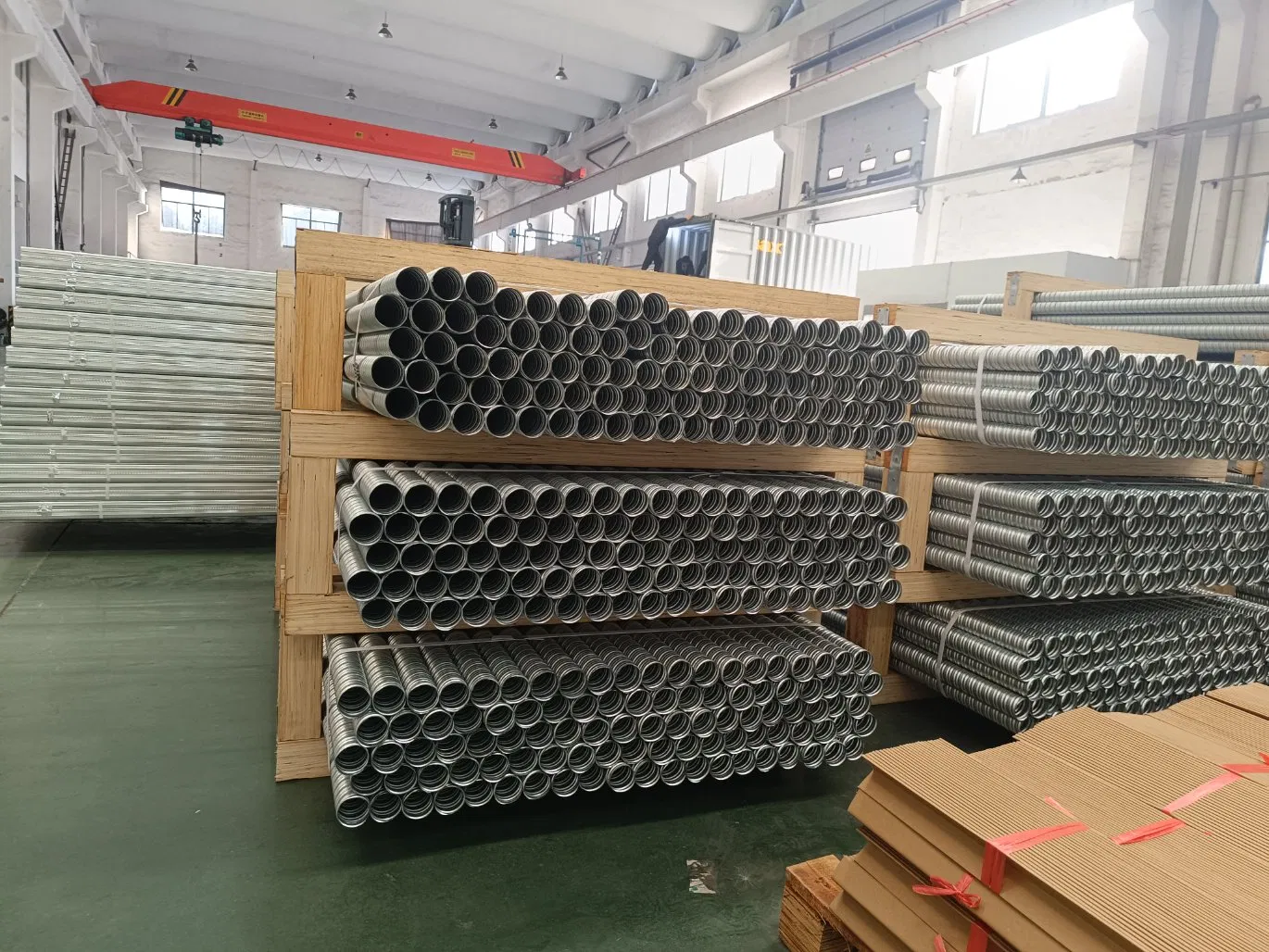 Post Tension Galvanized Corrugated Steel Duct Pre-Stressed Concrete Galvanized Steel Corrugated Round Duct