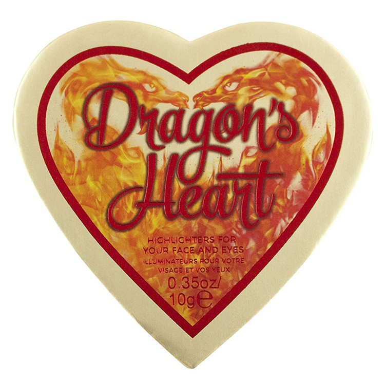 Private Custom Dragons Heart Face Highlighter Makeup Cosmetics