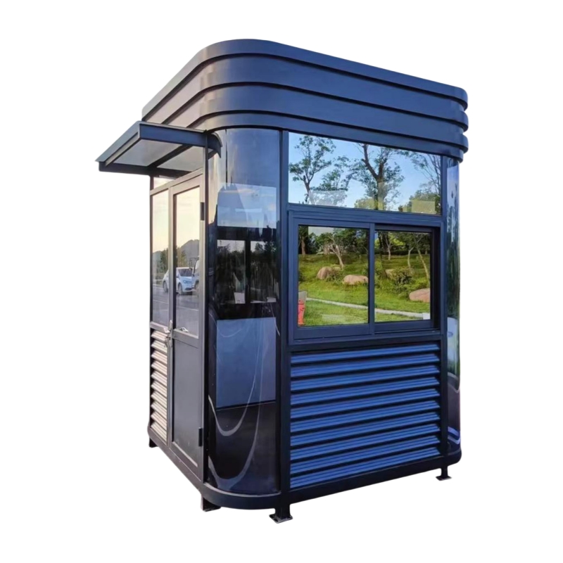 Manufacturer Steel Structure Luxury Modular Mobile Modern Portable Prefab Security Guard Container Houses for Prefabricated Kiosks Outdoor Use