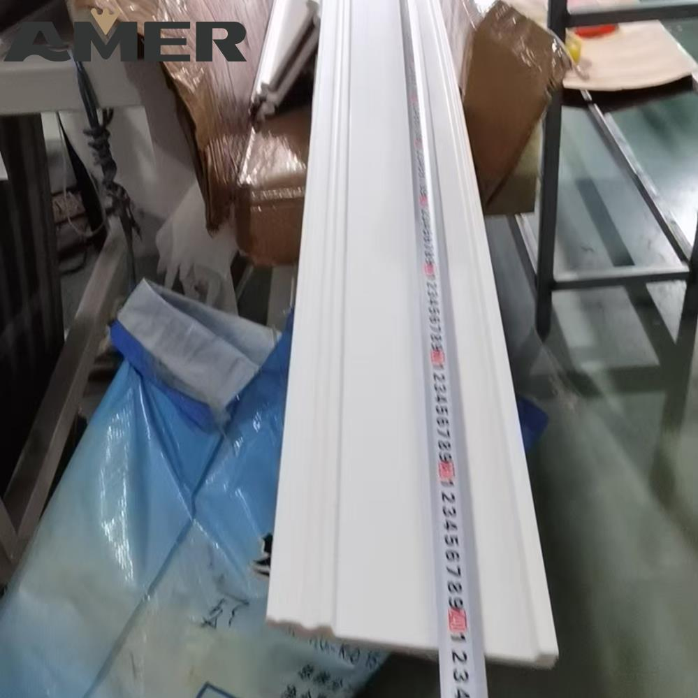 High Durability White Wall Floor Polystyrene Base PS Skirting Board