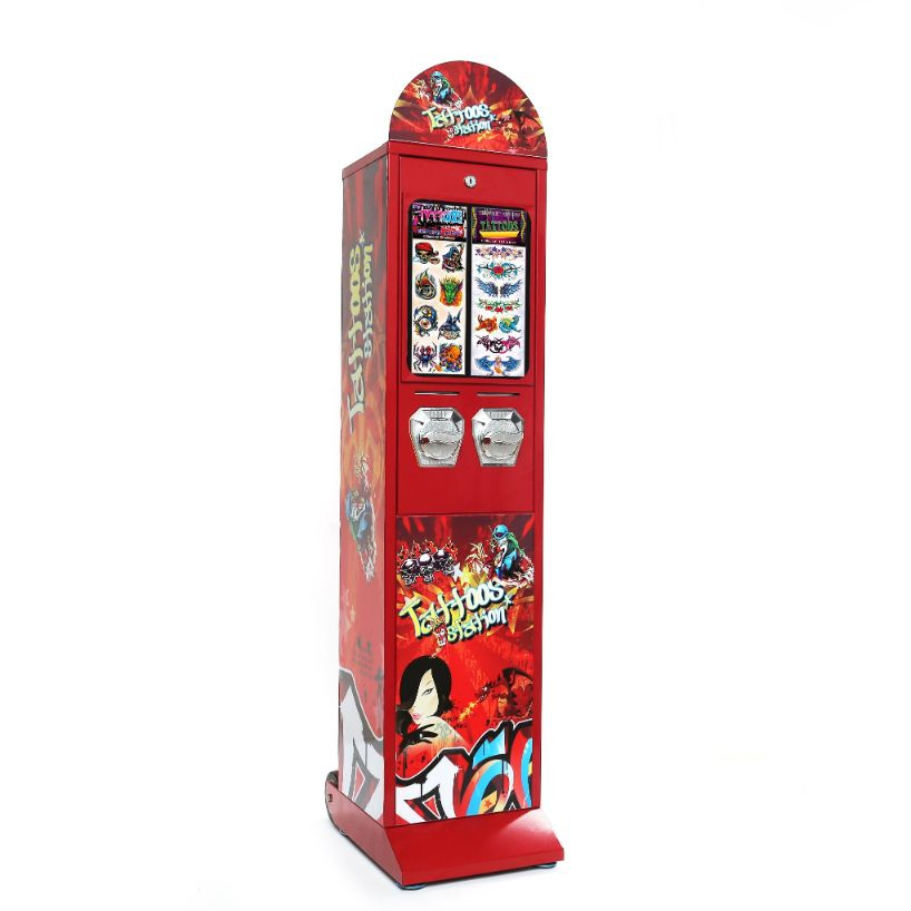 2-Column Sticker, Tattoo & Pokemon Game Card Vending Machine (TM250)