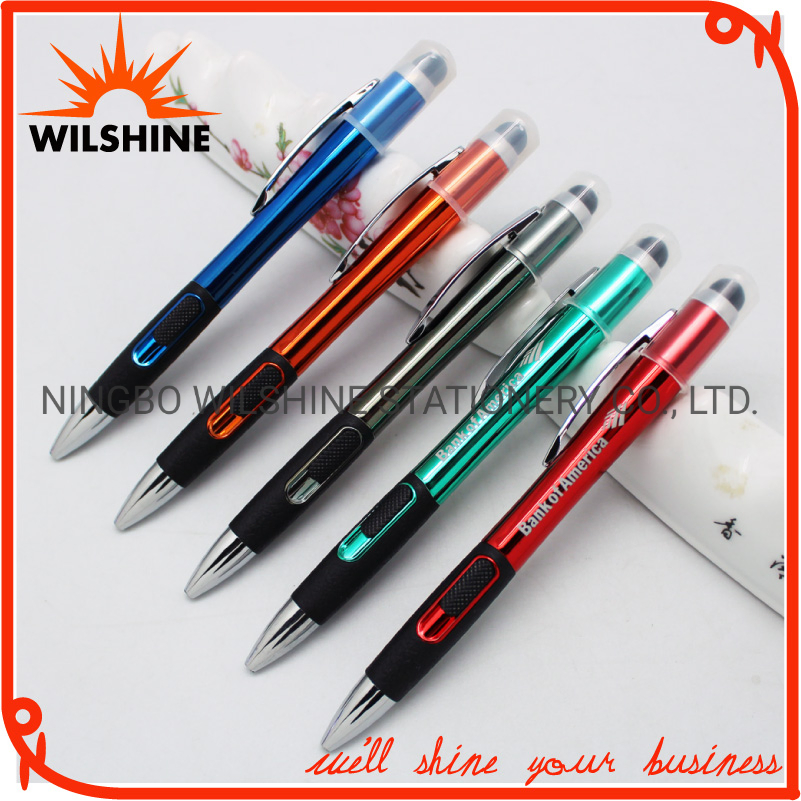 New Plastic Light Ball Pen Stylus Touch Pen with UV Coating (DP0218U)