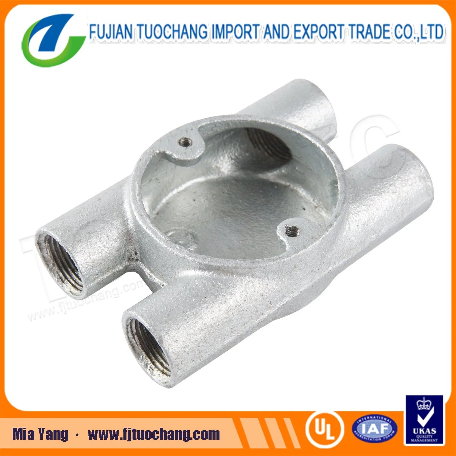 Die-Casting BS Fittings Aluminum Conduit Box