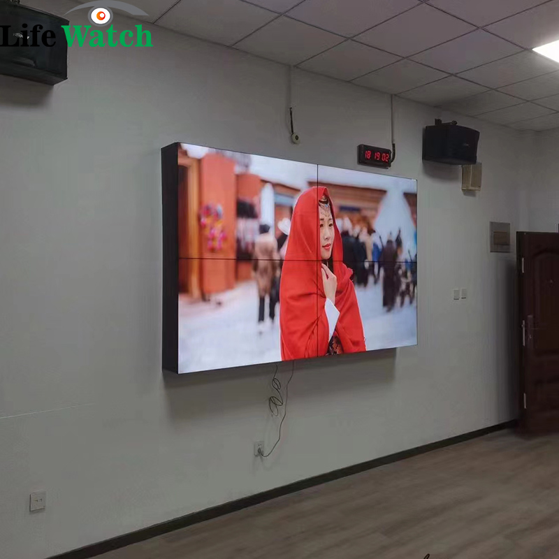 55-Inch Panel 2X2 3X4 3X5 0.88mm 700 Nit Brightness LCD Video Wall