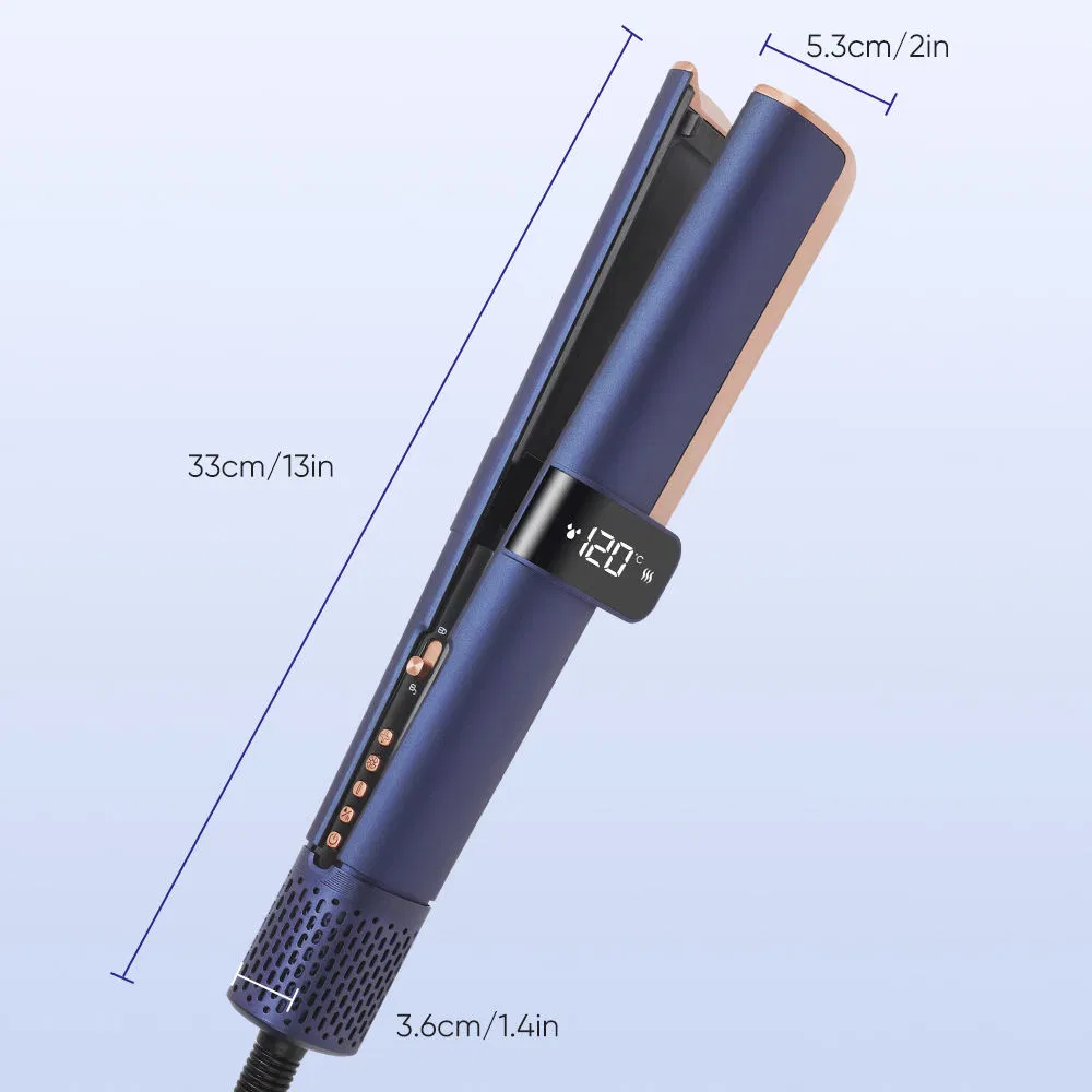 New Multi Hot Air Styler High Speed Flat Iron 2 in 1 Hair Straightener and Dryer