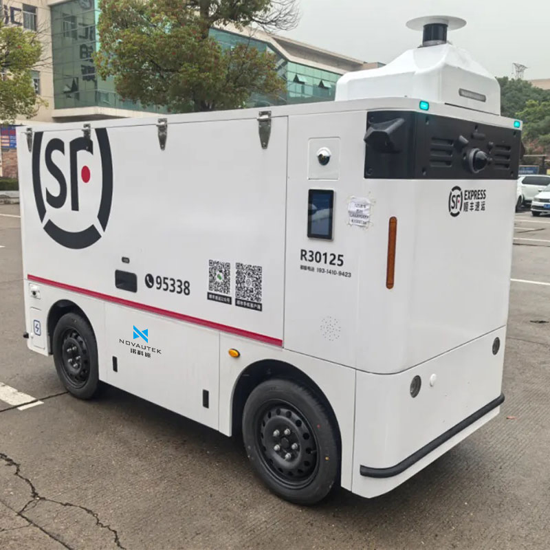 Smart Navigation with Self-Driving Delivery Robotic Vehicle