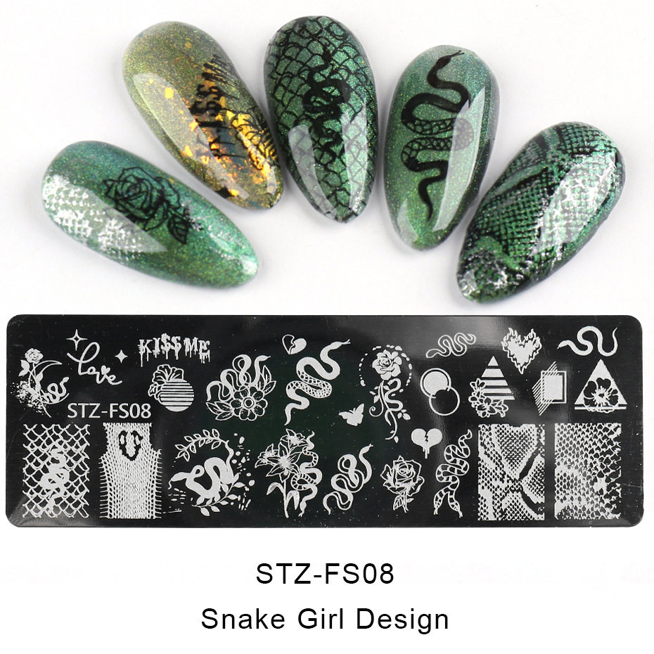 Nail Art Template Printing Nail Polish Stamping Plates