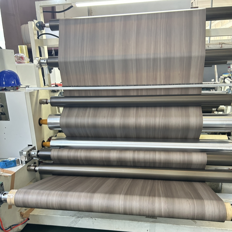 Factory Direct Furniture Wood Grain PVC Film PVC Decorative Film Price PVC Membrane Foil Supplier MDF vacuum Press Foil