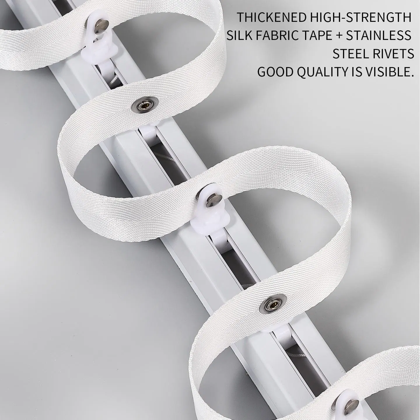 The Latest Minimalist Windowsill Specific Wavy Folding Curtain Square Track