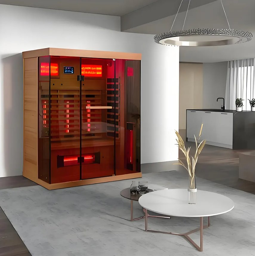 2 People Dry Traditional Sauna Far Infrared Sauna Room with Harvia Stove Heater