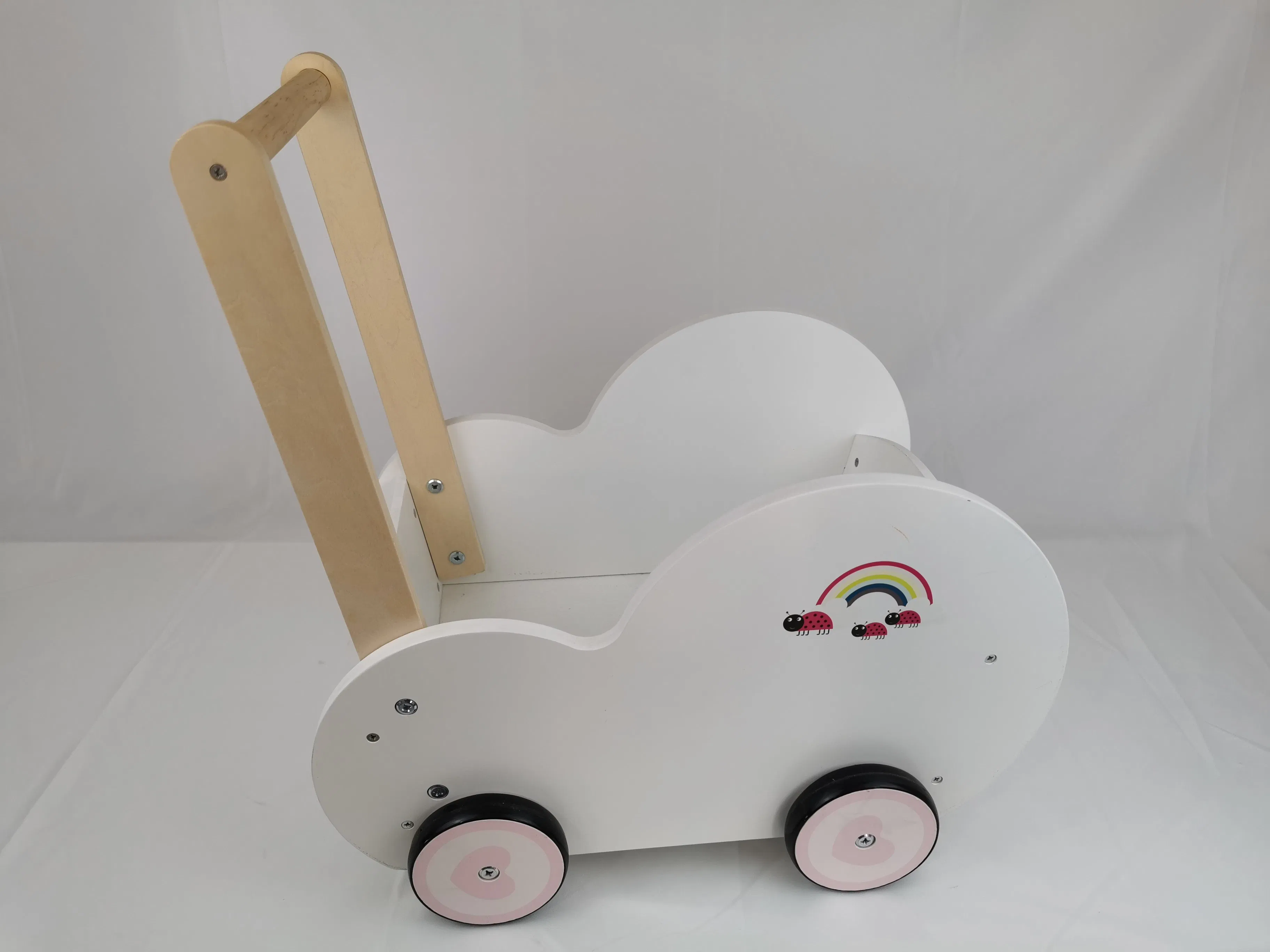 Premium Wooden Trolly Kids Toddler Toys Baby Walker