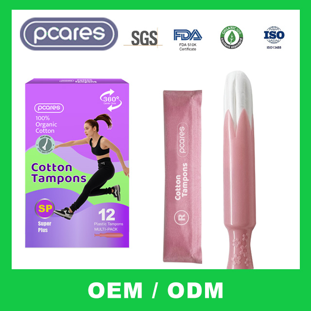 ODM Leak-Proof Regular and Super Tampons for Active Lifestyles
