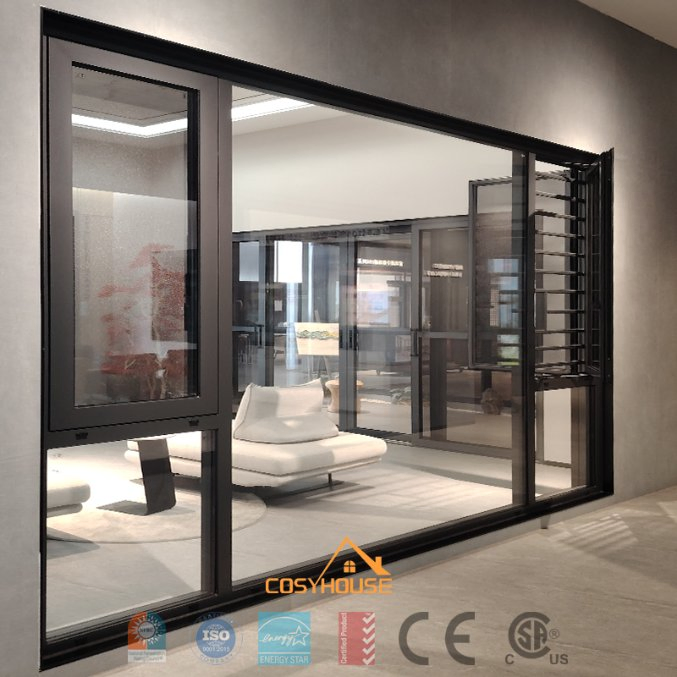 Impact Resistant Aluminum Window for Hurricane and Coastal Area