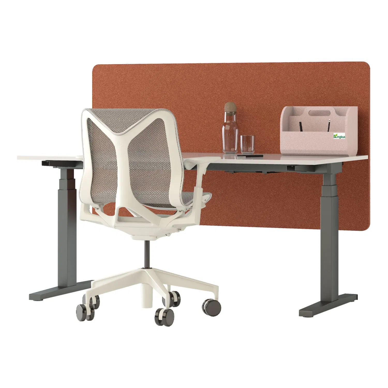 New Types Removable Desk Dividers 100% Polyester Fiber Acoustic Panel for Office