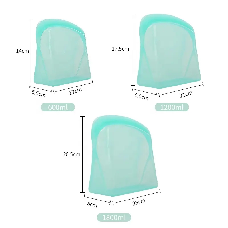 ODM FDA Refrigerate Silicone Food Storage Bag