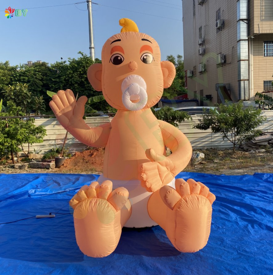 Fast Delivery Holland Baby Girl Party Decoration Inflatable Baby Body Doll Balloon