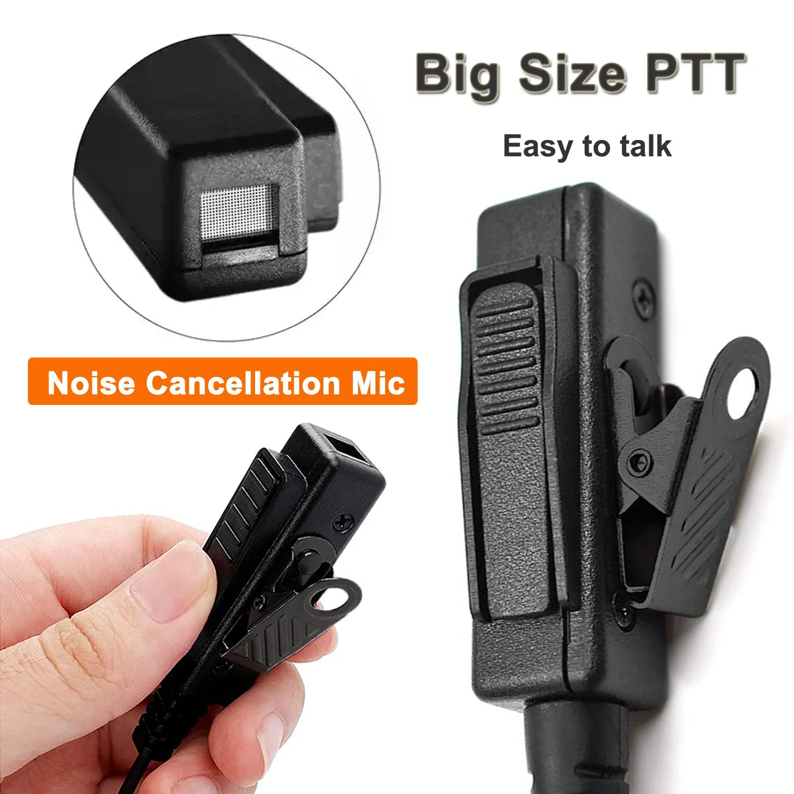 Модульная гарнитура для раций с заменяемым микрофоном