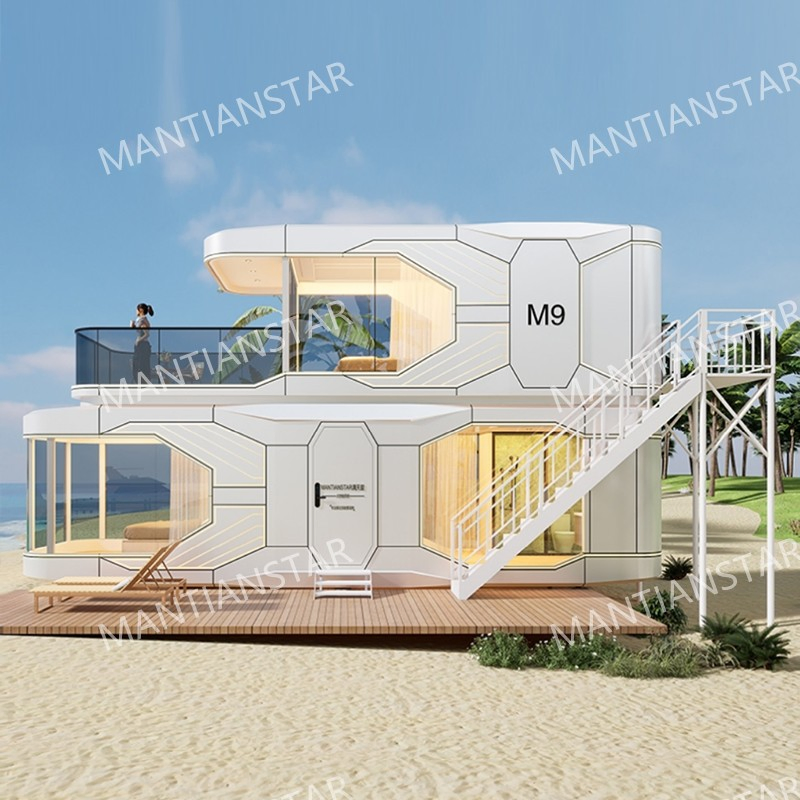 Mantianstar M9 Prefabricated House Modern Container Double Deck Mobile Space Capsule House