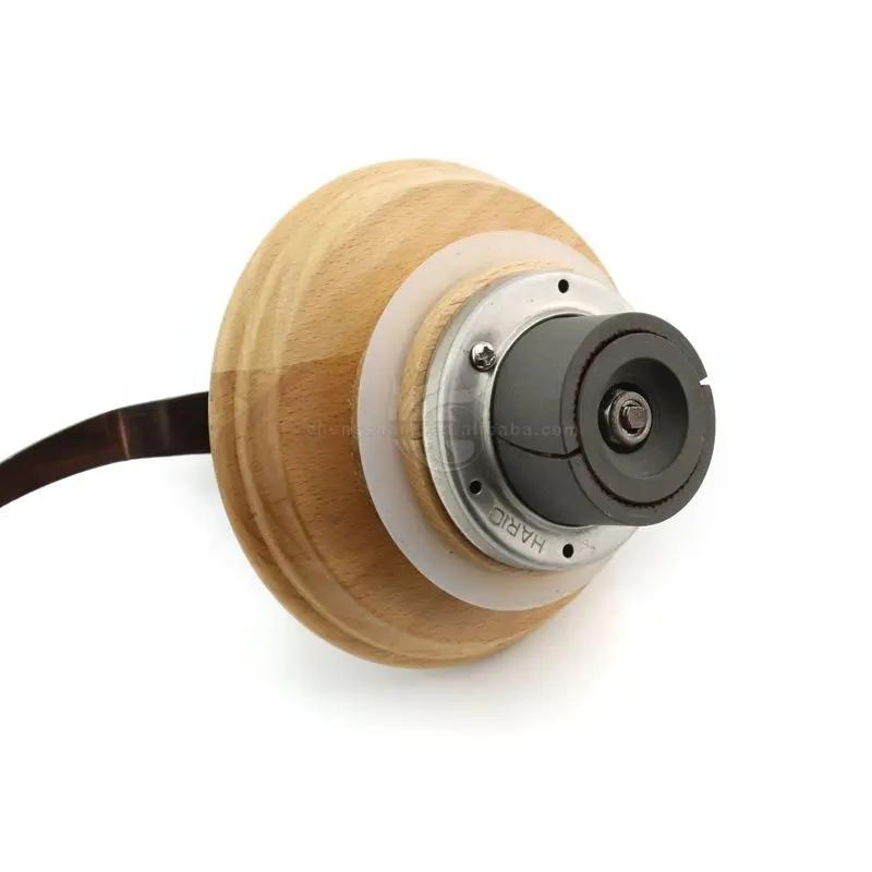 Coffee Utensil Wooden Stainless Steel Espresso Manual Coffee Grinder Burr Coffee Mill