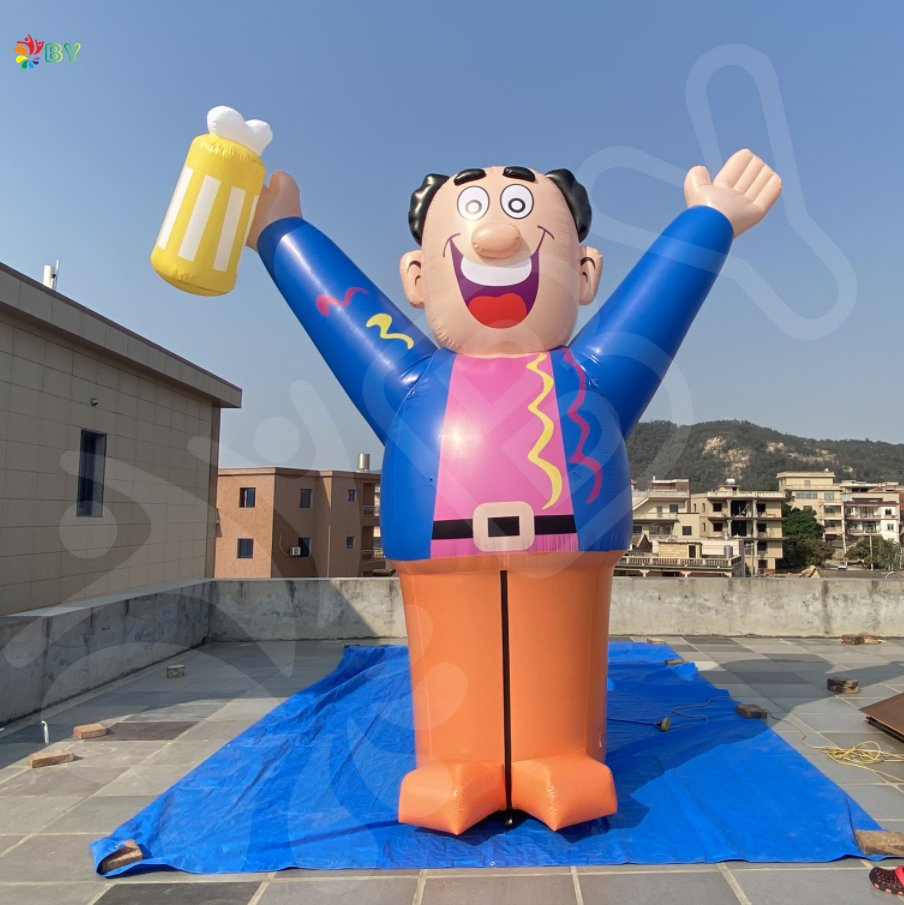 New Design Inflatable Holland Doll Advertising Inflatable Abraham Balloon for Outdoor Decoration