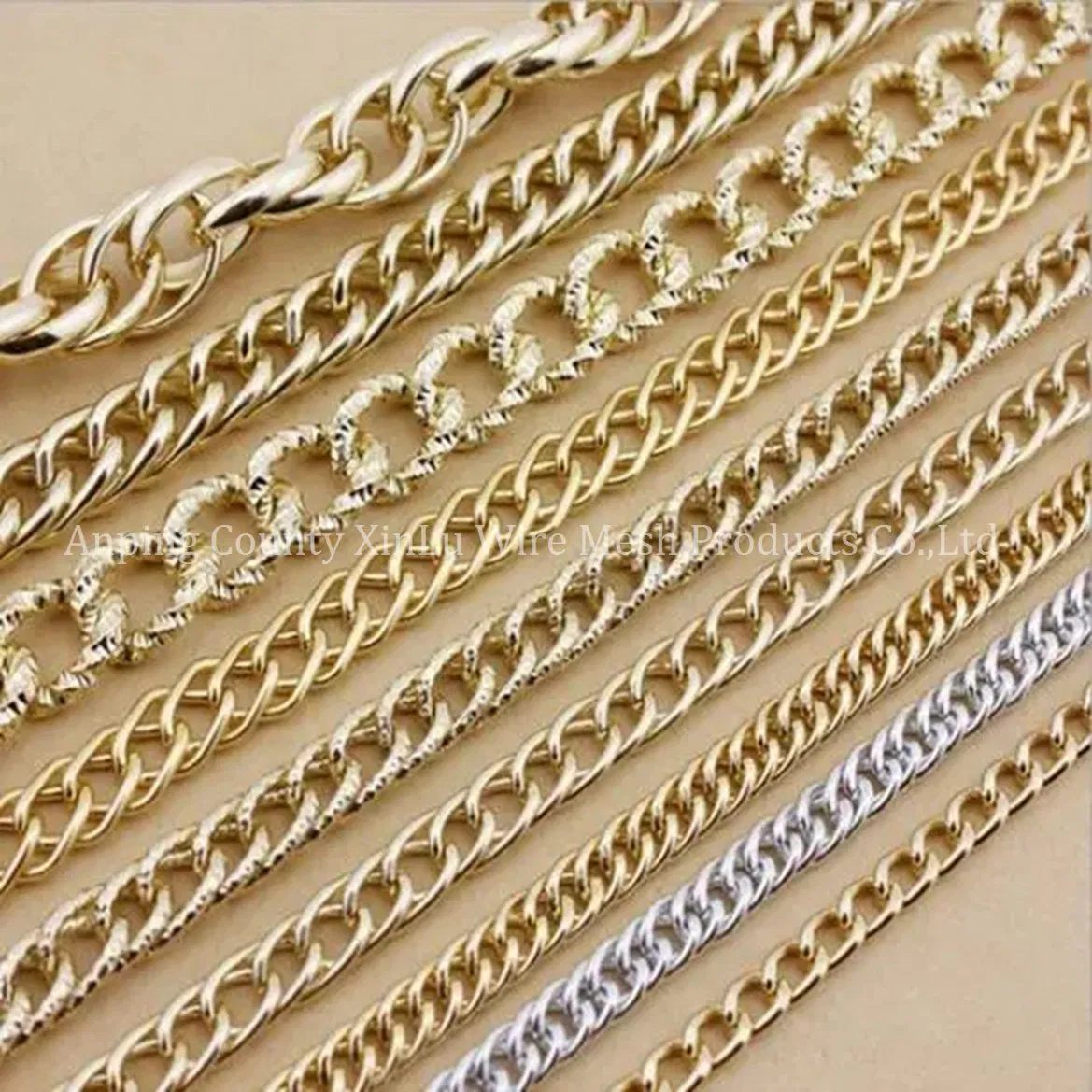 Fashionable Aluminum Chain with Bright Color Options