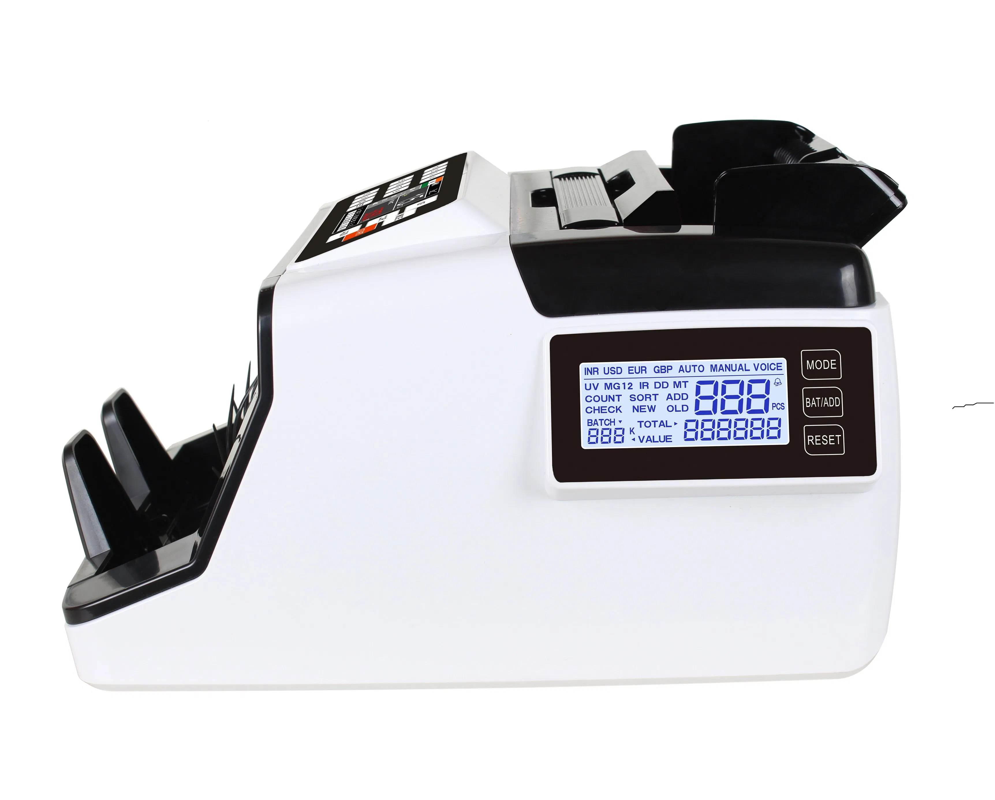 High Speed Bill Counter Rear Loading Money Counting Machine with UV Mg