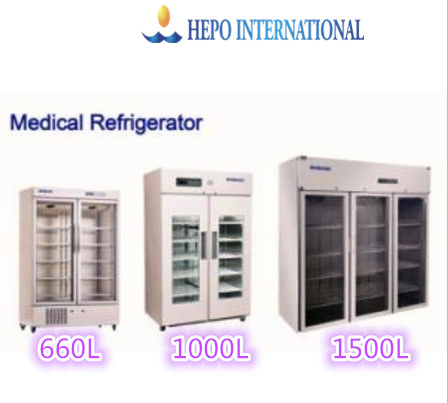 Medical Cryogenic Upright Hospital Vaccine 660L Refrigerator