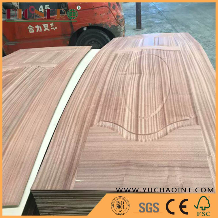 White / Wenge / Wood Veneer / Melamine Moulded HDF Door Skin