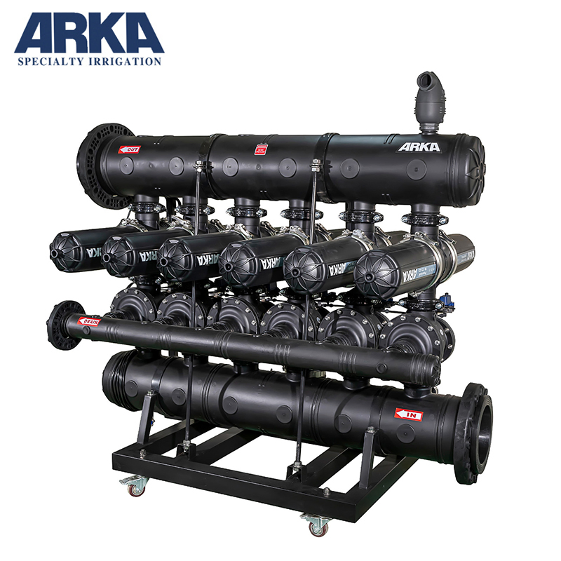 Automatic Backwash Disc Filter / Chemical Industry Disc Filter / Chemical Plant Water Filter