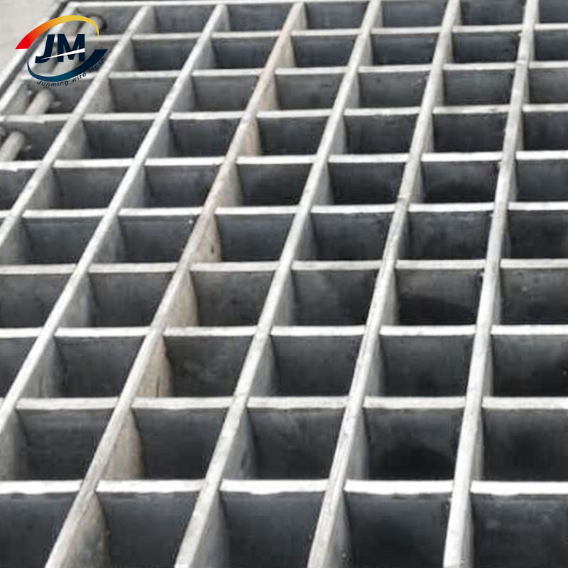 Galvanized Bar Grating Smooth Carbon Steel 19W4 Trim Banded Ends 3/16" Thickness