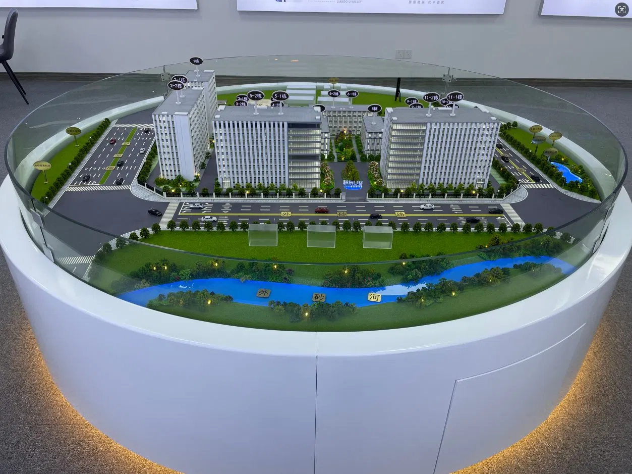 3D Modern Professional Customized Industrial Park Overall Planning Display Sand Table Model