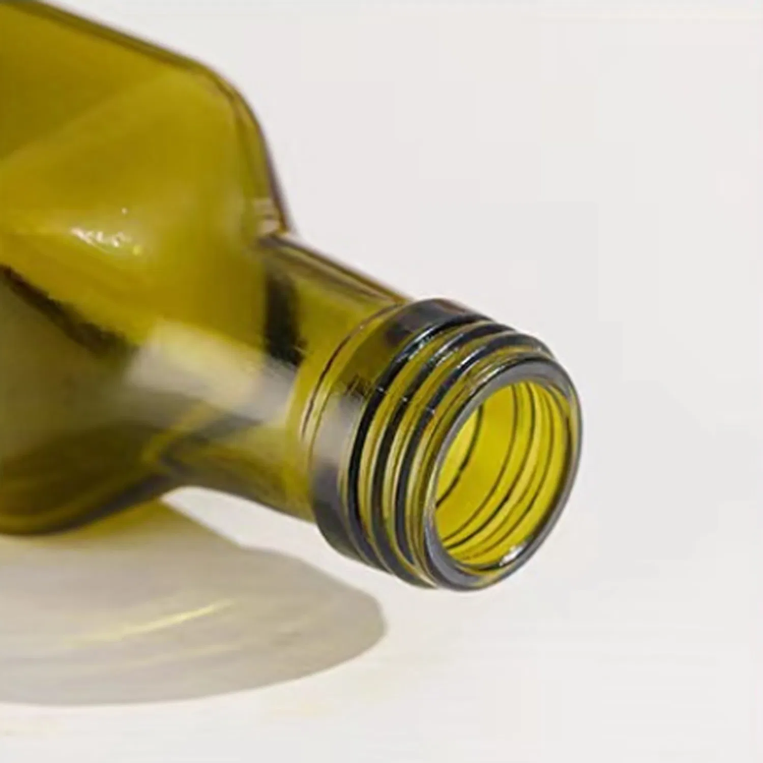 Brown Walnut Oil Tea Olive 250ml 500ml Square Green Glass Sesame Bottle