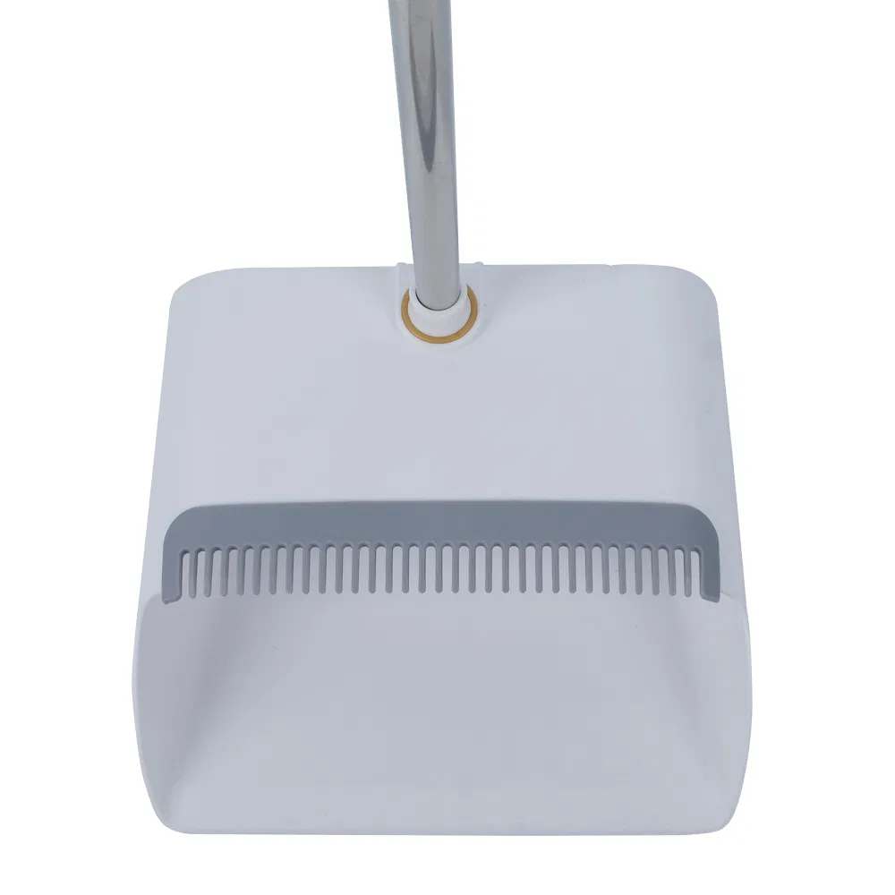 Long Aluminum Handle Cleaning Tools Wholesale Sweeper Household Stand up Brush Plastic Folding Dustpan Broom Set 44112