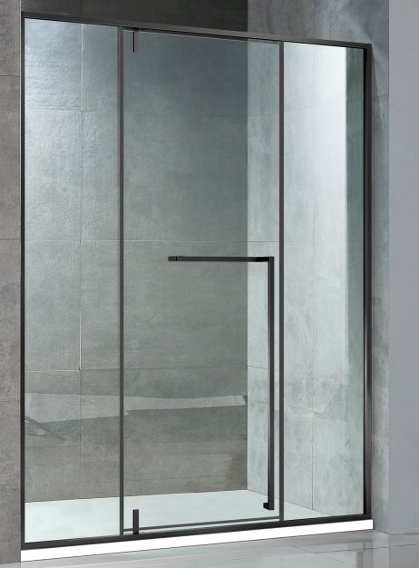 Corner Entry Square Pivot Door Glass Shower Enclosure Cubicles