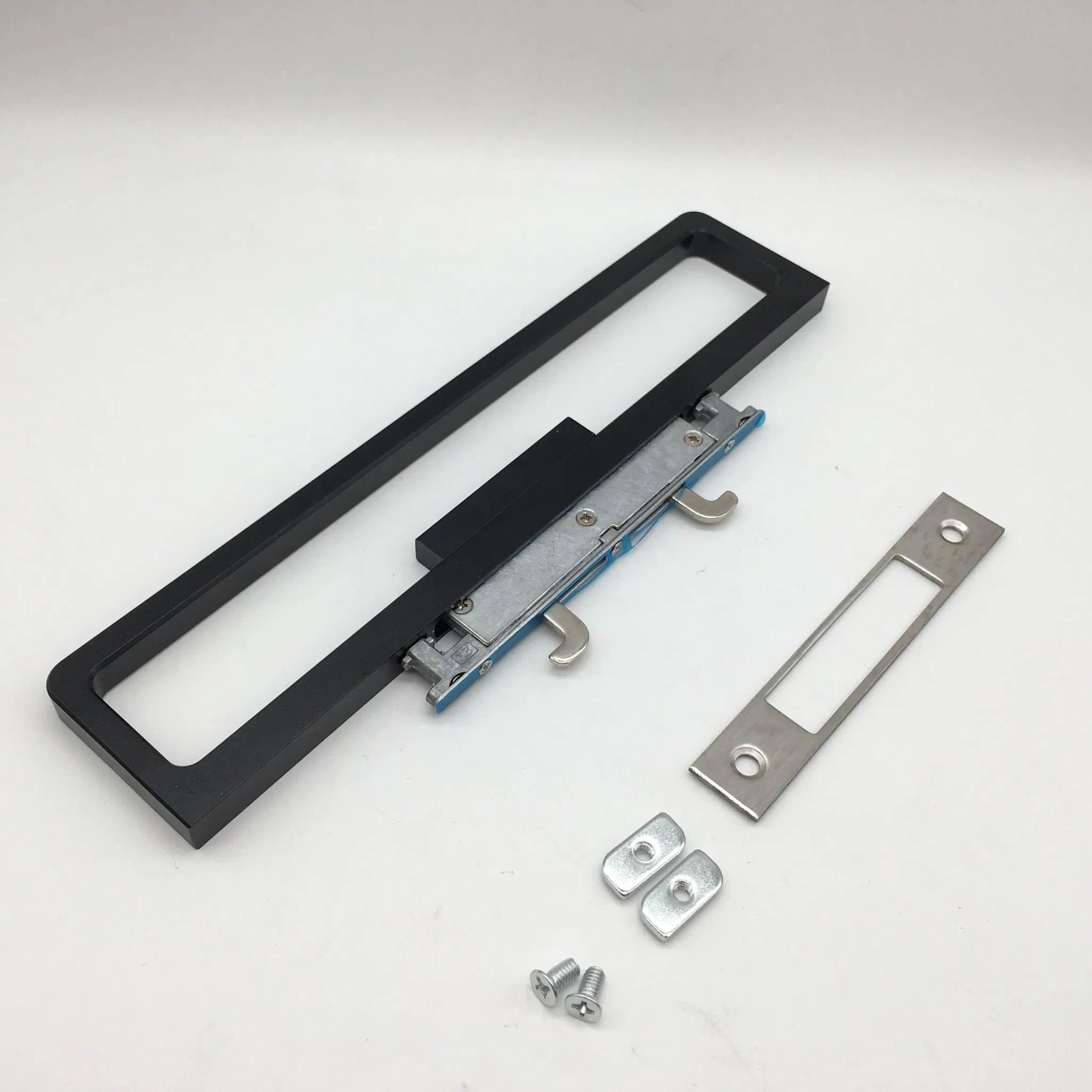 Narrow Aluminum Profile Linkage Sliding Aluminum Door Handle with Lock