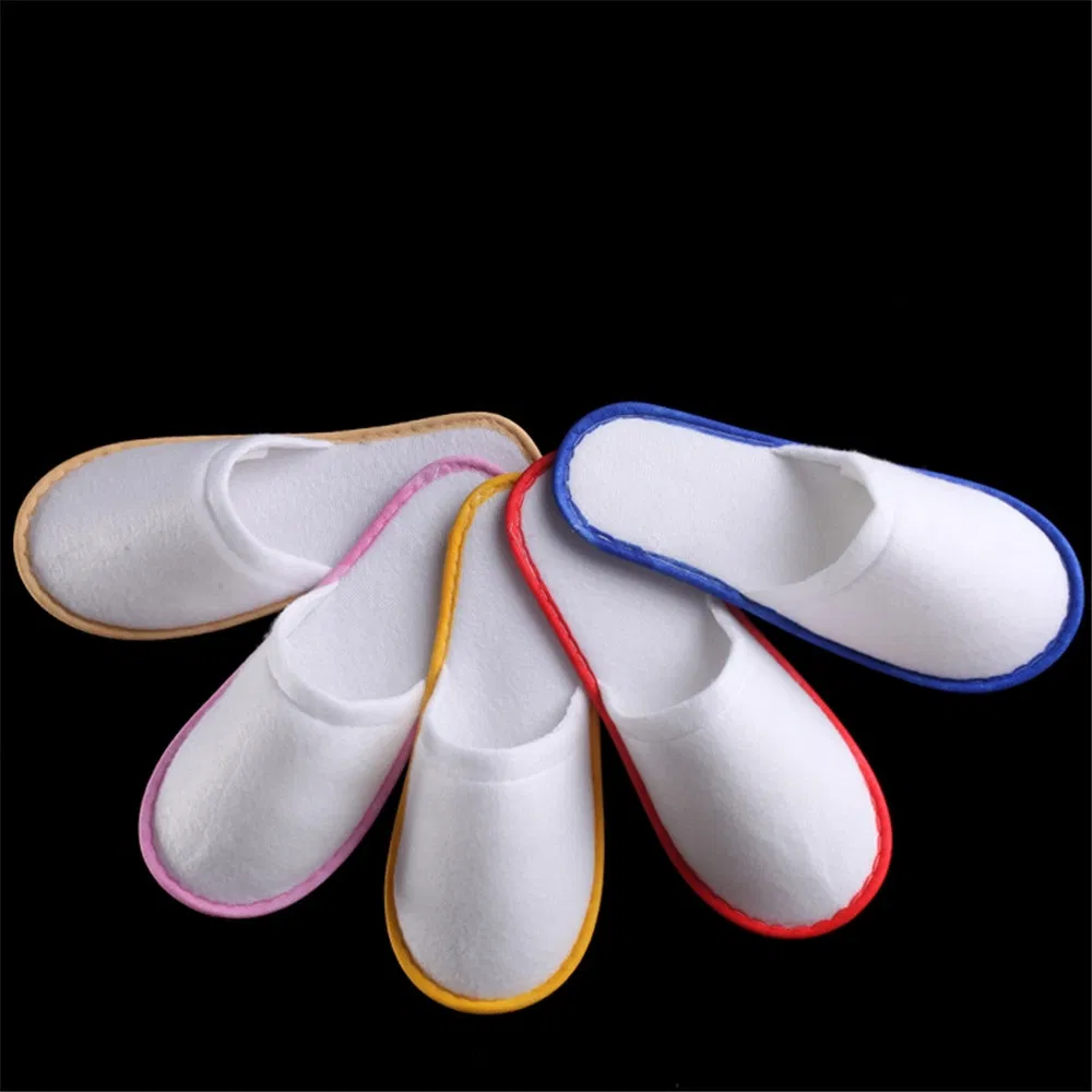 Airline Travel Hotel Disposable Slipper with EVA Outsole
