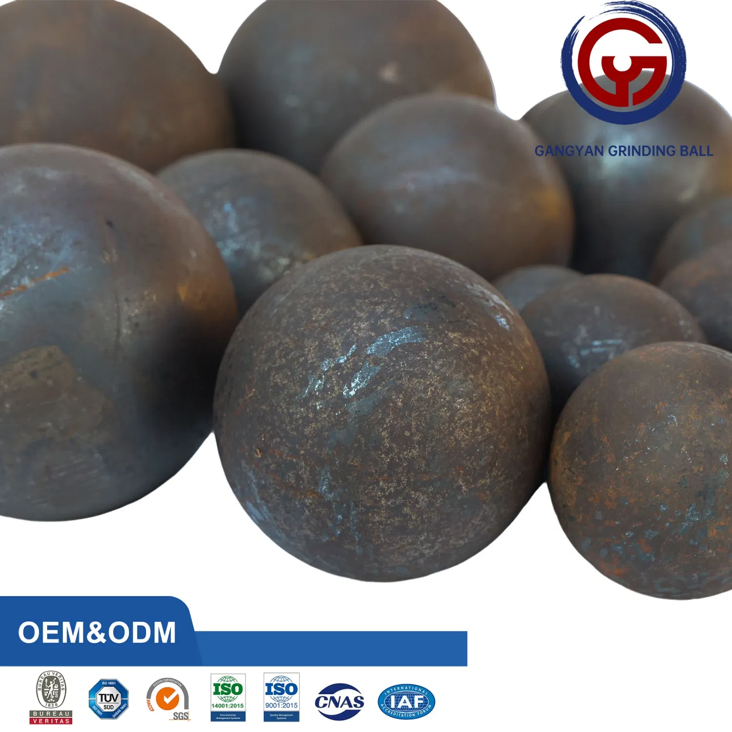 Мелющие шары из кованой стали для шаровых мельниц