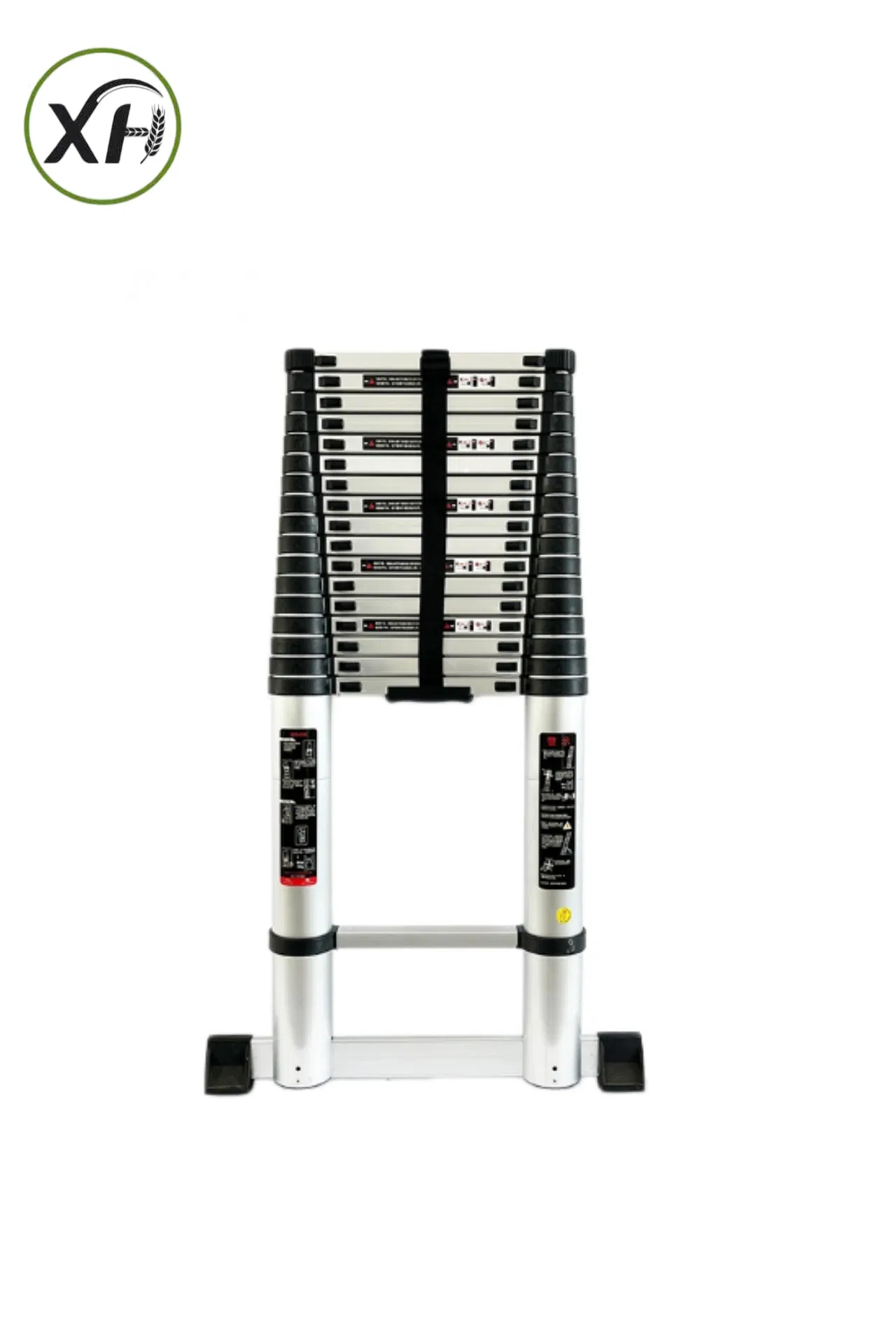 7m Aluminum Telescopic Straight Ladder with Balance Bar