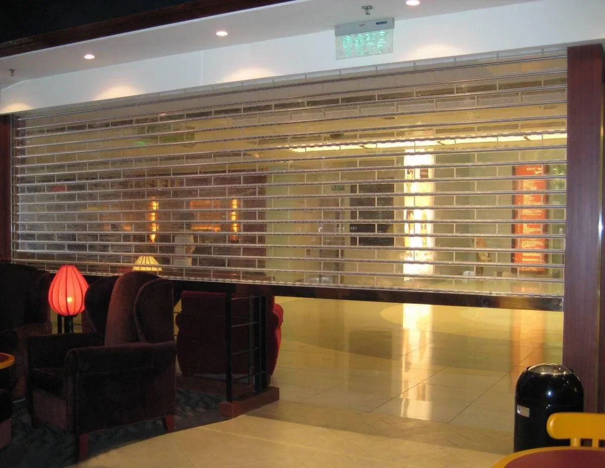 Transparent Roller Shutter Door for Shopping Mall