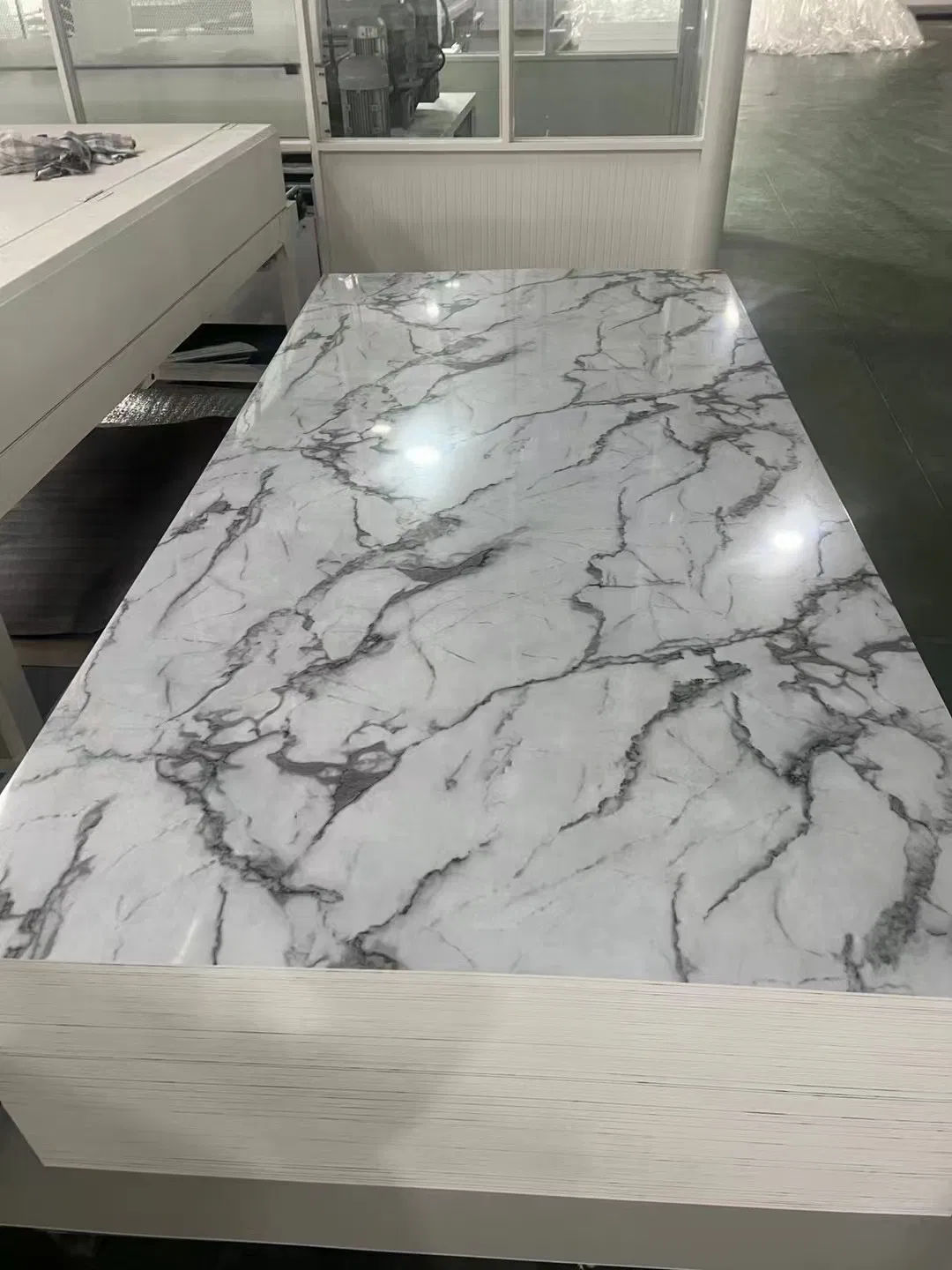 Hot Sale PVC Marble Sheet, Stone Plastic Composite Marble Wall Panel Board