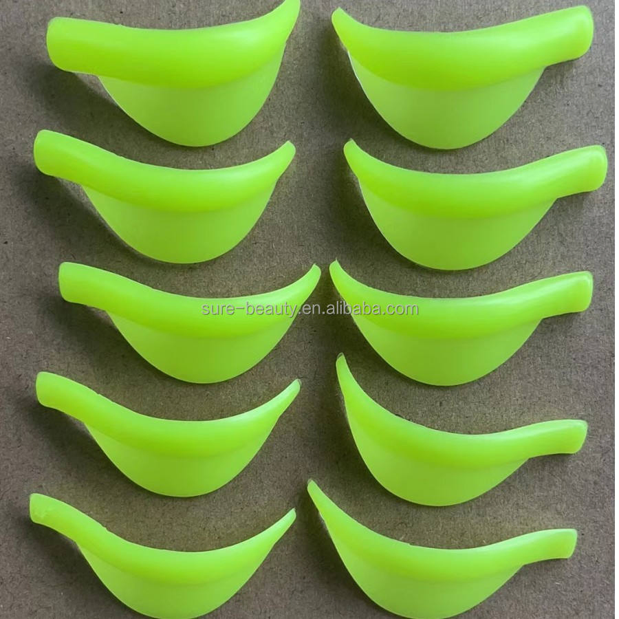 Private Label Lash Lifting Shield Pads 5 Pair Lash Lift Tools Soft Silicone Pads for Eyelash Curler