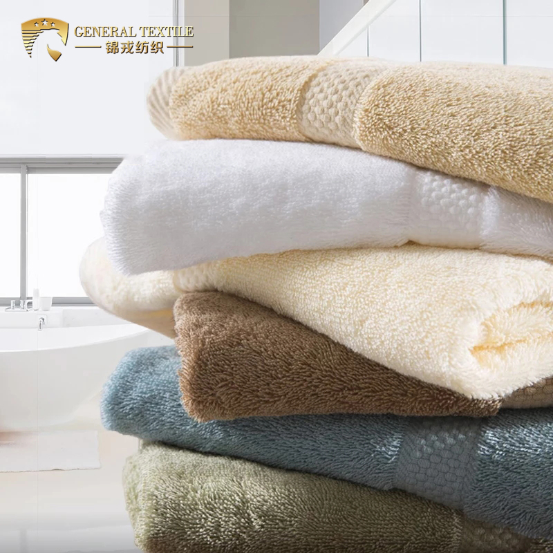 Custom Logo 100% Cotton Towels for Resorts, and Premium Hotel Suites